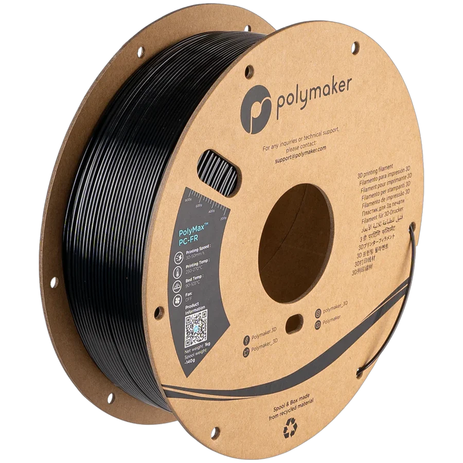 Polymaker PolyMax PC-FR Filament für FDM 3D-Drucker