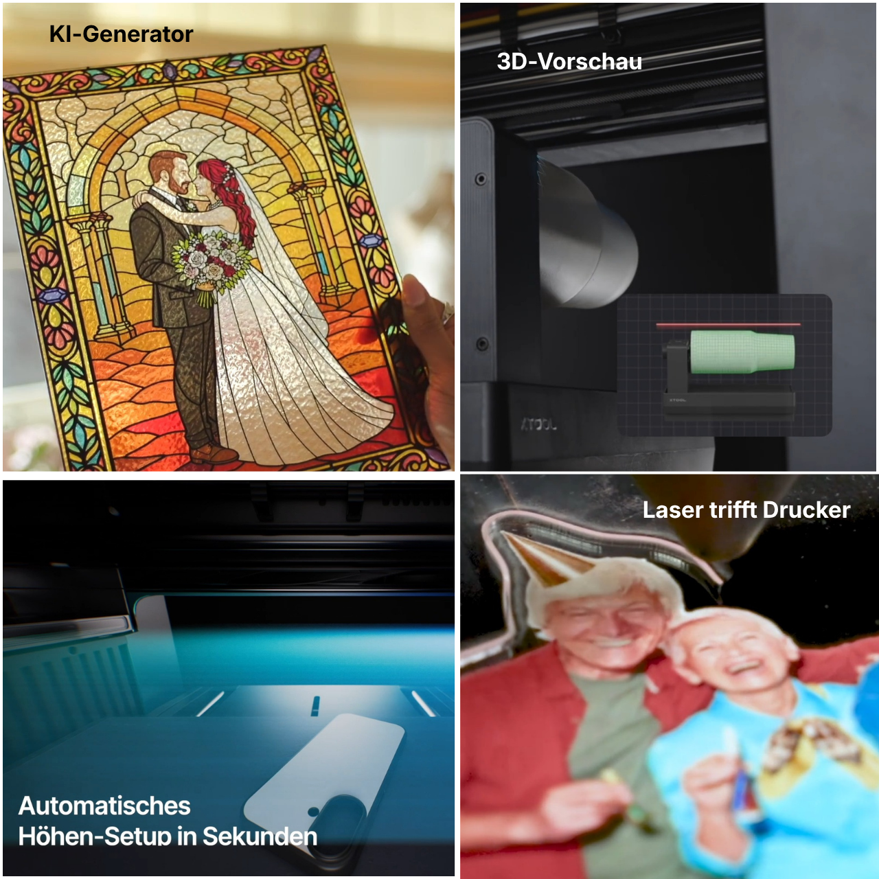 xTool O1 Omni Printer nutzerfreundlichkeit und automation