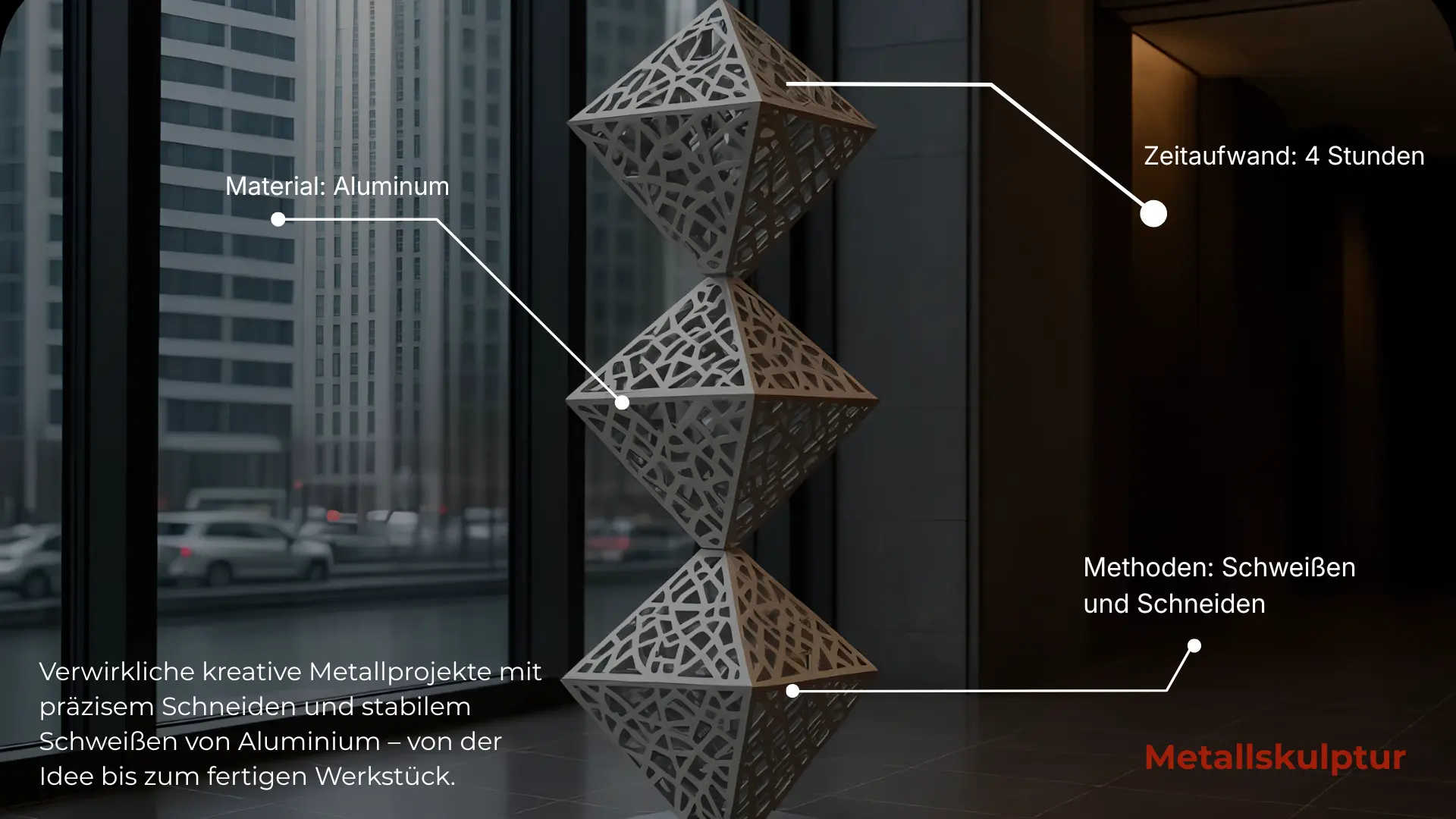 X-Tool MetalFab Anwendungsmöglichkeiten Metal Struktur
