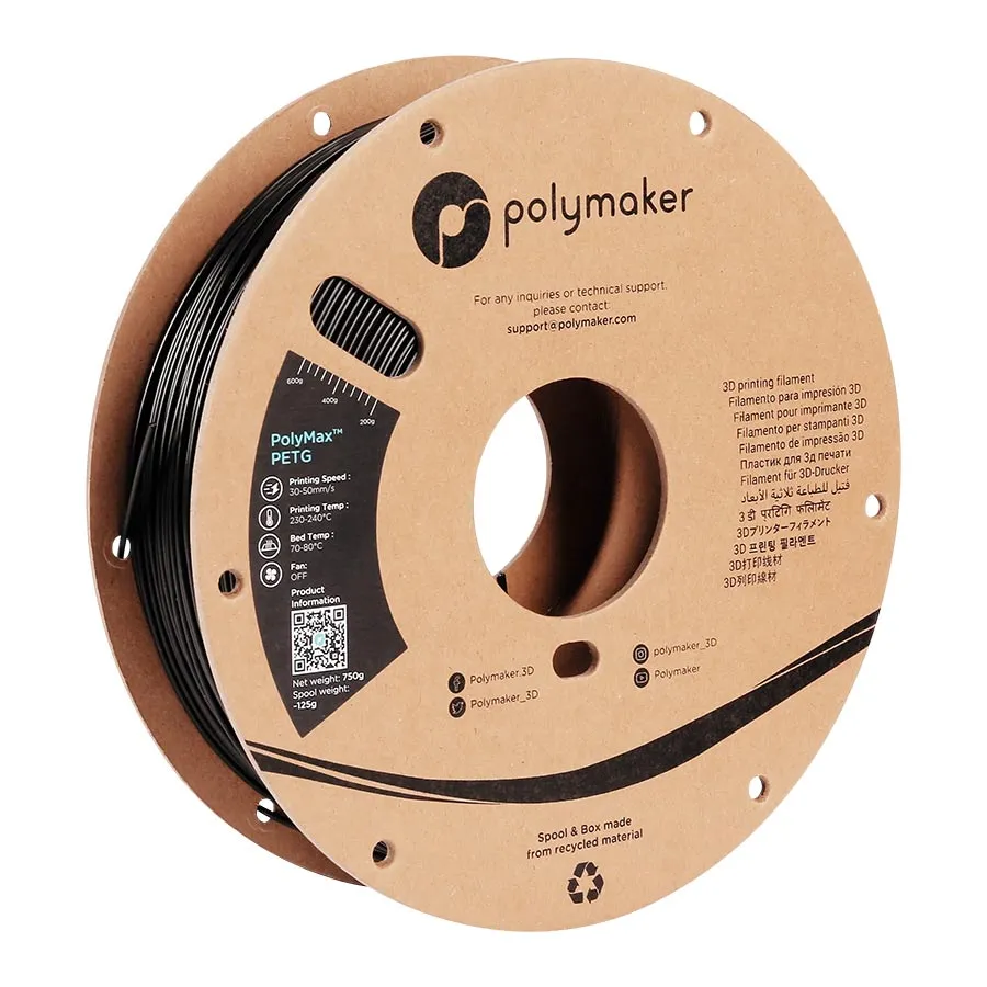 Polymaker PolyMax PETG Filament Tough Filament