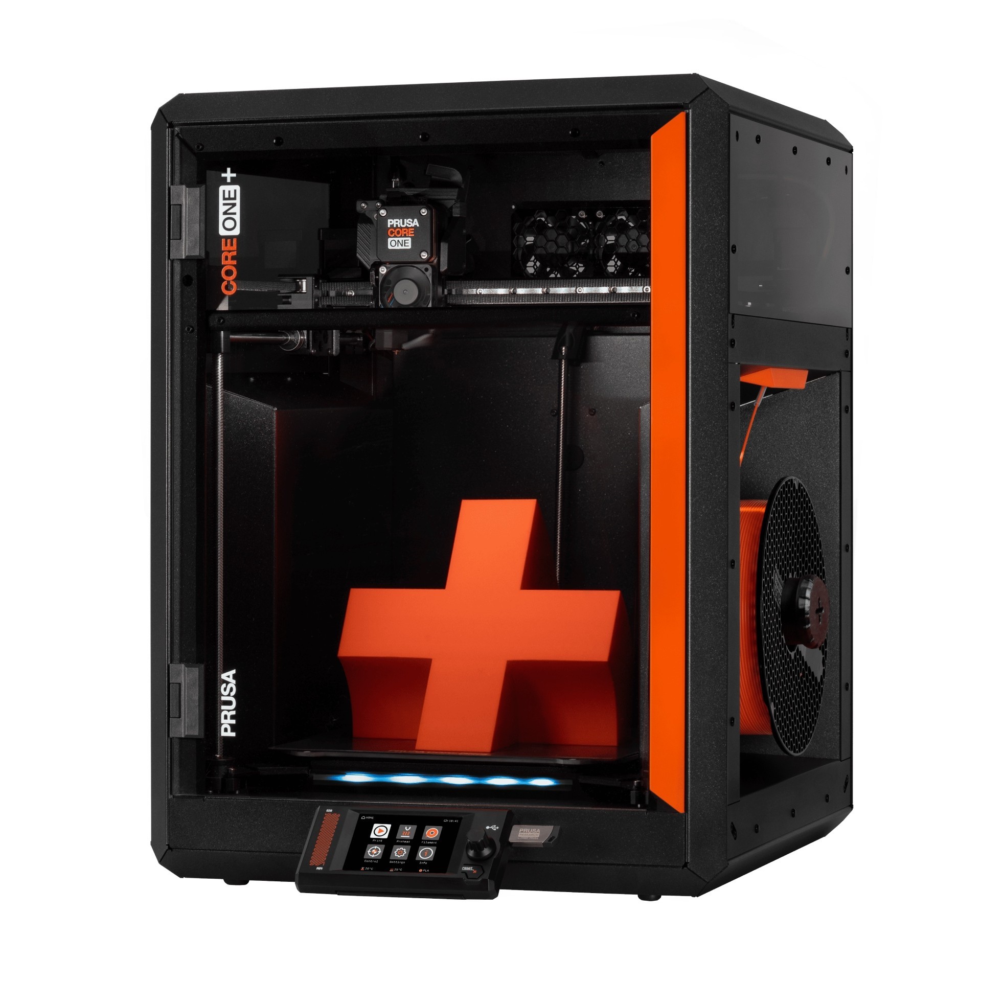 Seitenansicht von Prusa Core One Plus