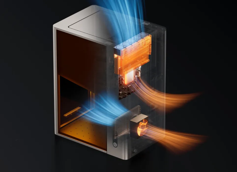 xTool F2 Ultra UV Sicherheitsmerkmale